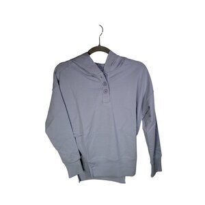 Universal Standard Purple Hoodie With Side Slits & Long Sleeves Size 4XS (00/0)